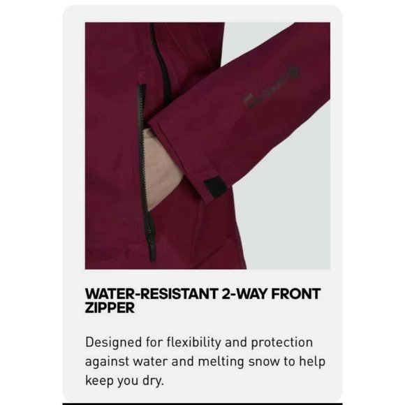 Adidas Terrex Techrock Gore-Tex Pro Jacket Size XL Waterproof Rain Purple Pink - Picture 6 of 12